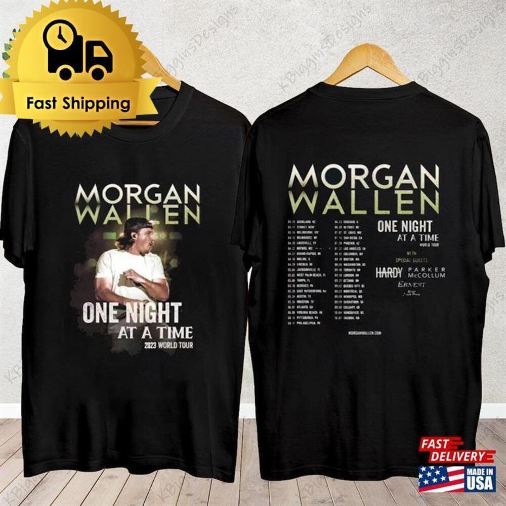 Morgan Wallen Tour One Night At A Time Shirt 2 Sided